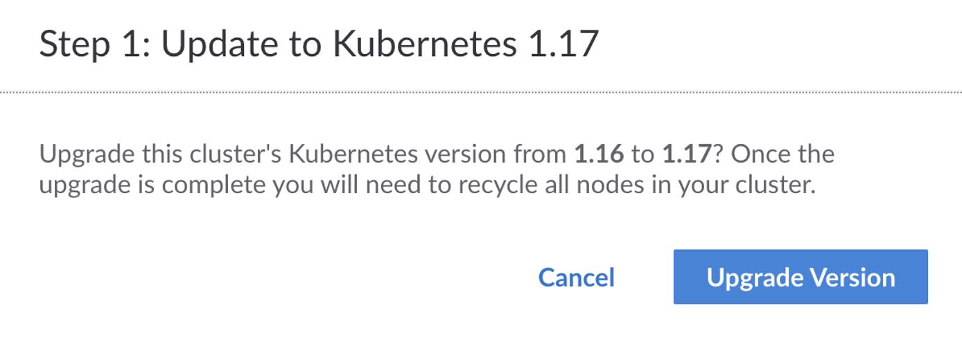 Kubernetes upgrade step 1. Kubernetes cluster step 1