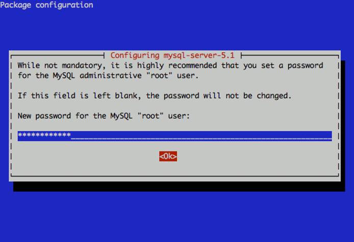 Setting the root password for MySQL on a Linode. Setting the root password for MySQL on a Linode.