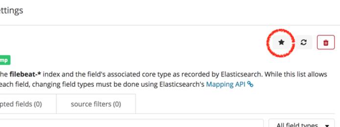 Kibana 6 Select Default Index